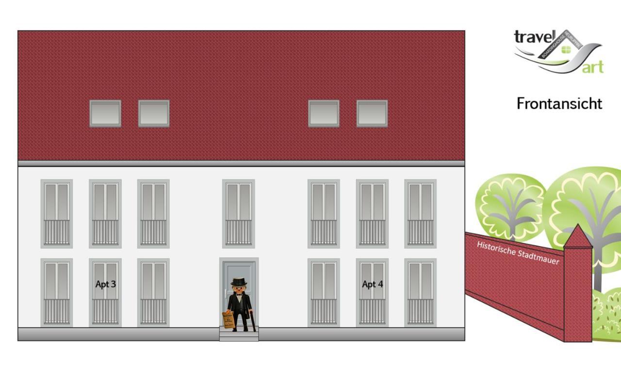 Travel Art Boardinghouse Aparthotel นอยรุพพิน ภายนอก รูปภาพ